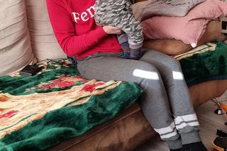 Roczny Antoś po przeszczepie rogówki pierwszy raz zobaczył mamę