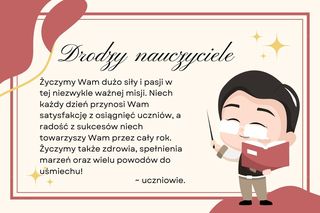 Mądre życzenia na Dzień Nauczyciela - darmowe kartki
