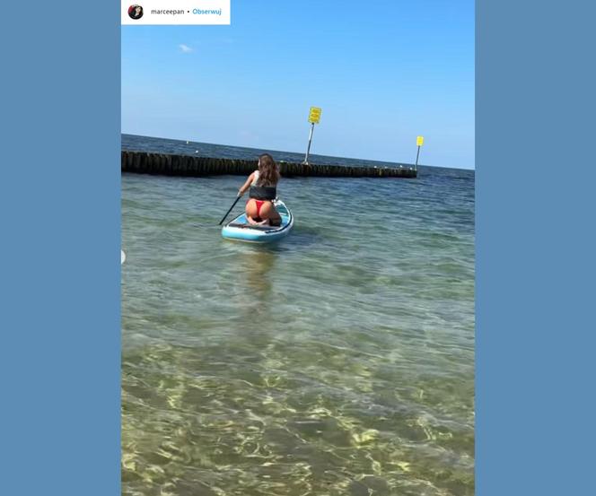 Marcelina Ziętek wypoczywała na plaży