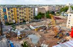 Budowa tunelu w centrum Łodzi, przy dworcu Łódź Fabryczna