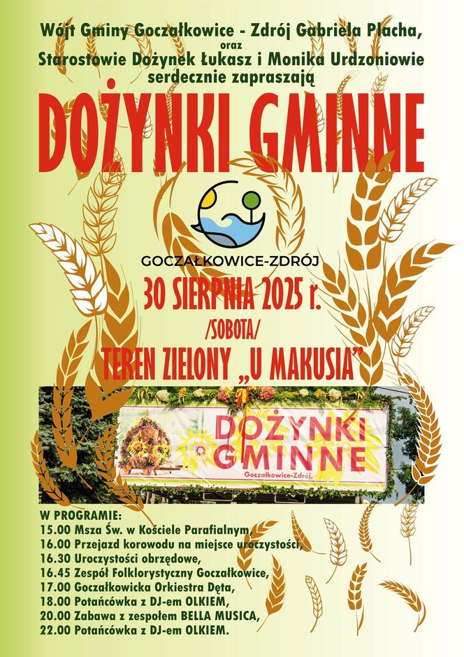 Dożynki gminne w Goczałkowicach-Zdroju