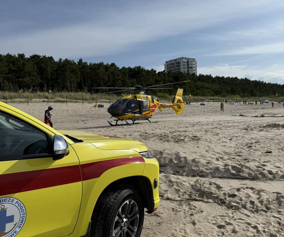 Tragedia na jednej z plaż w Międzyzdrojach. Mężczyzna utonął w Bałtyku