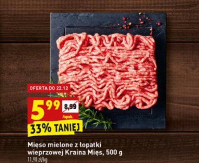 mięso mielone z łopatki 5,99 zł