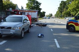 Tragedia na drodze w woj. lubelskim. Nie żyje 29-letni motocyklista 