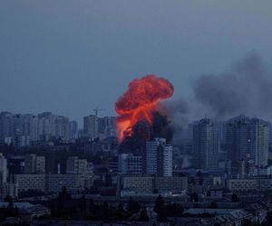 Wojna w Ukrainie. Bombardowanie Kijowa