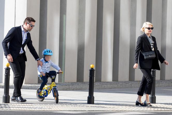 Niedzielny spacer Małgosi Kożuchowskiej z rodziną