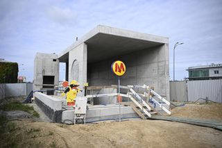 Byliśmy na budowie ostatniej stacji metra w Warszawie. Widok zapiera dech w piersiach