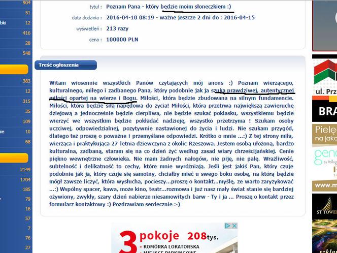 Pani pozna Pana w Rzeszowie