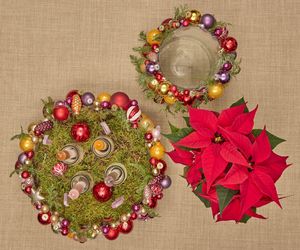 Adwentowa aranżacja z gwiazdą betlejemską