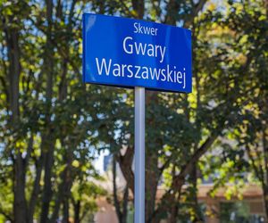 Skwer Gwary Warszawskiej na Woli po modernizacji 2025