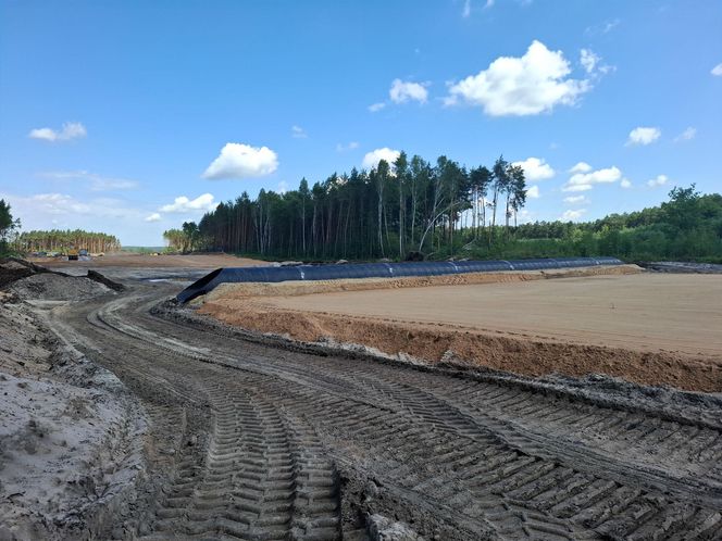 Budowa S74 Kielce - Mniów. Lipiec 2025