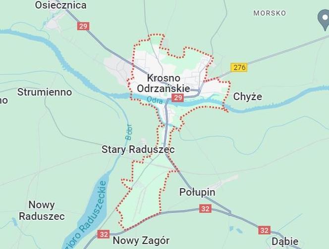 Miasta o największej gęstości zaludnienia w woj. lubuskim