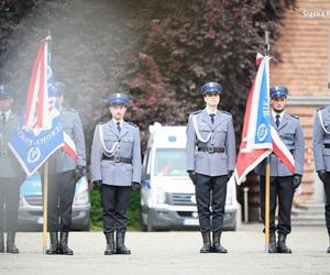 Uroczyste ślubowanie 69 nowych policjantów  w Oddziale Prewencji Policji w Katowicach