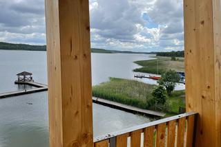 Nowa wieża widokowa w Krzyżach. Z panoramą jeziora Nidzickiego [ZDJĘCIA]
