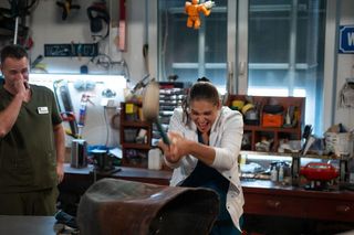 Na dobre i na złe odc. 939. Iga Kaczorowska (Anna Szymańczyk), Aleks - Aleksander Zagajewski (Paweł Małaszyński)