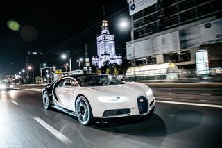 Bugatti Chiron na ulicach Warszawy