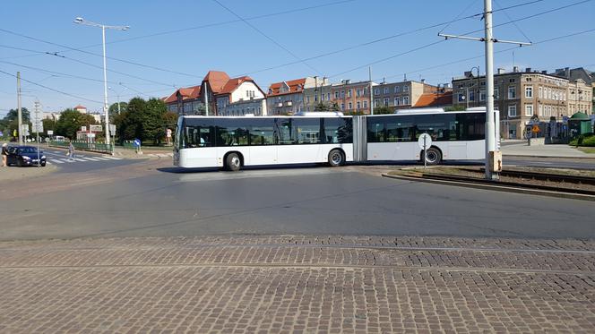 Pierwszy kurs autobusu przegubowego w Grudziądzu