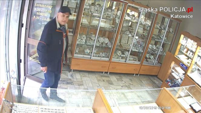 Katowice: okradł jubilera. Ściga go policja