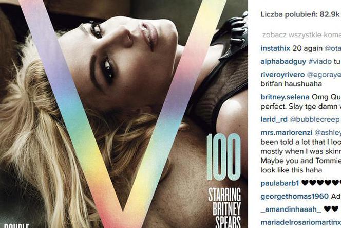 Britney Spears na okładce V Magazine 2016