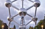 Atomium - metalowa konstrukcja pojawiła się w Brukseli w 1958 roku z okazji wystawy Expo 58