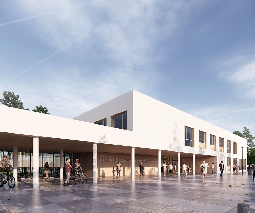Liceum w Wesołej projektu plus3-architekci