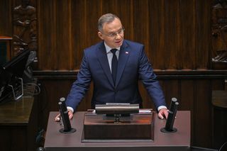 Nowa polityka azylowa. Prezydent Andrzej Duda: To chyba jakaś fatalna pomyłka. Orędzie prezydenta w Sejmie 