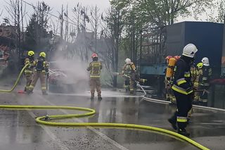 Potężne burze przeszły przez Małopolskę. Strażacy walczyli z pożarami od uderzeń piorunów 