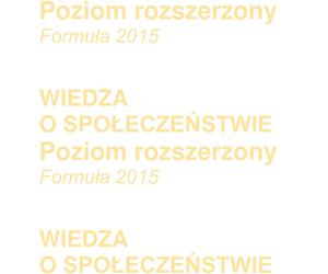 Matura WOS formuła 2015: arkusz CKE i odpowiedzi