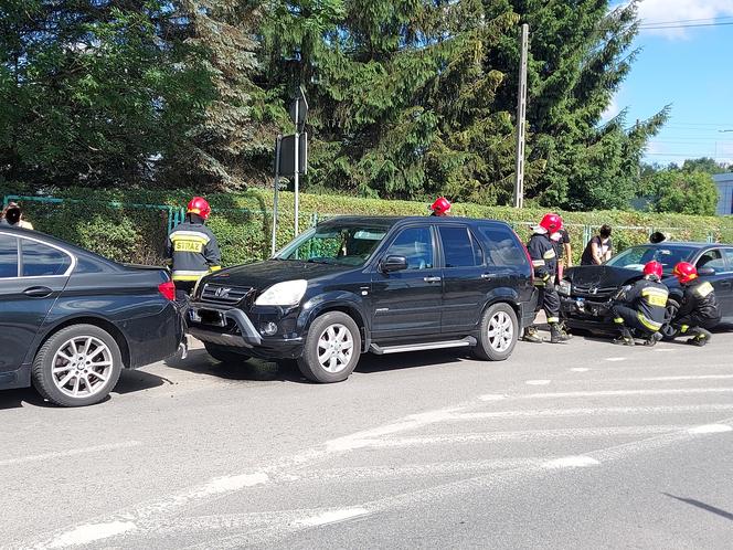 Opel, Honda i BMW stłuczka na Radomskiej w Starachowicach
