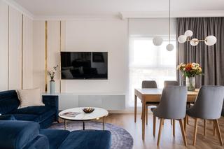 Mieszkanie w stylu klasyki połączonej z glamour