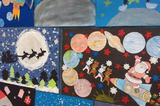 Tak mali artyści widzą św. Mikołaja w kosmosie! 