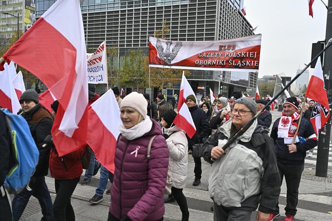 Transparenty na Marszu Niepodległości 2024