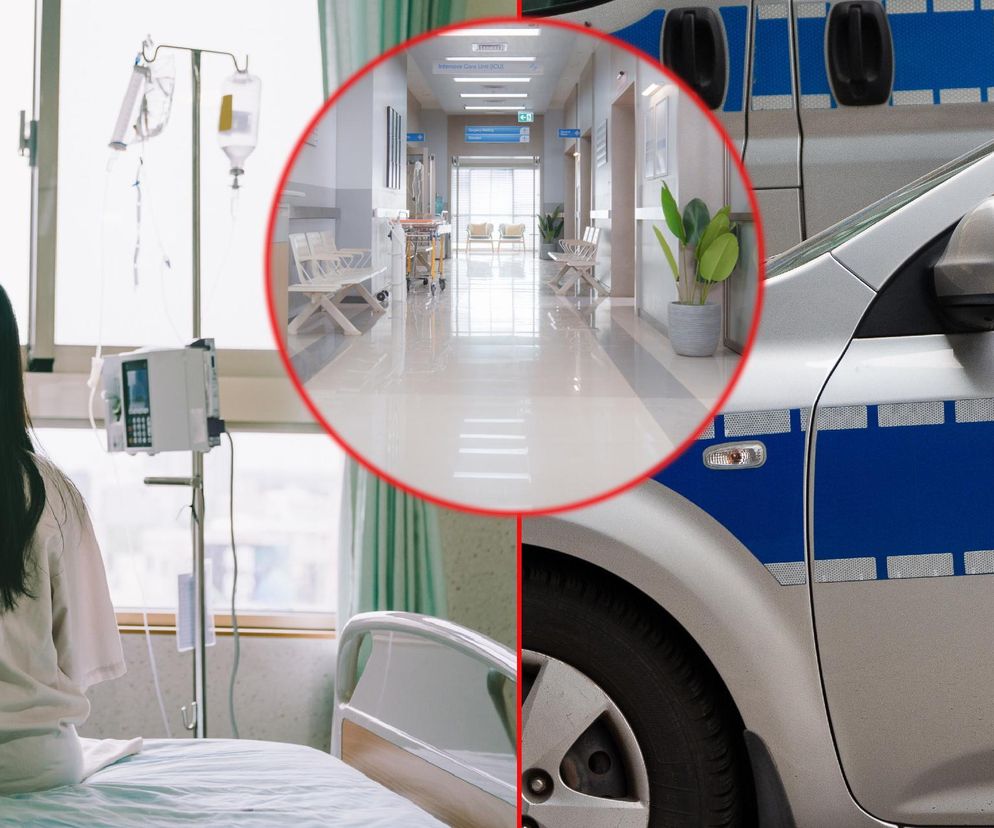 Dramat w Wejherowie. Pacjenci wypadli z okna szpitala