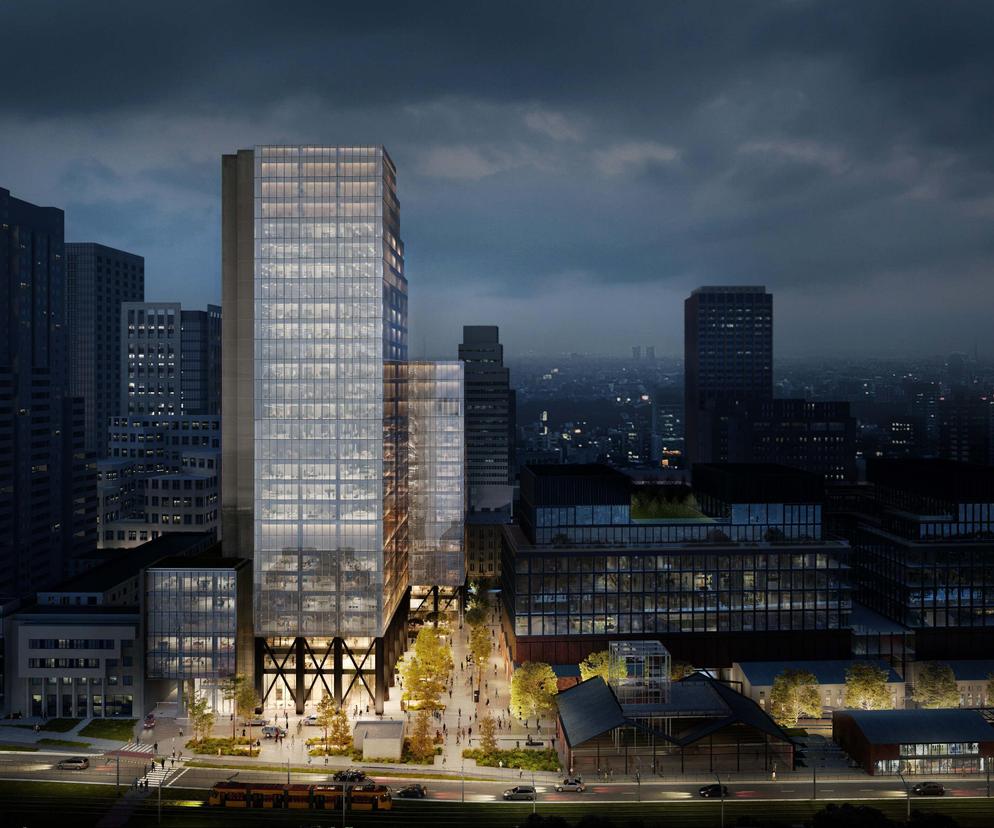 Wizualizacja biurowca Studio A od Skanska, ul. Łucka 9, Warszawa