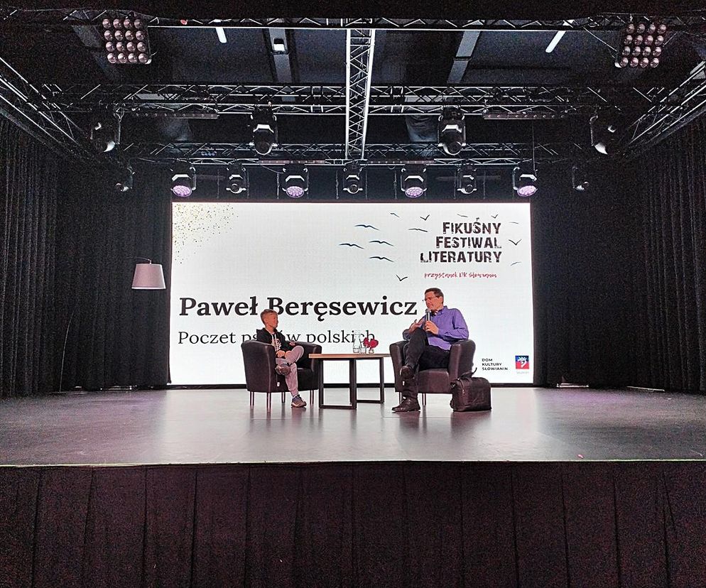 Paweł Beręsewicz podczas Fikuśnego Festiwalu Literatury