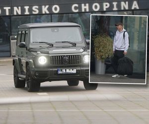 Robert Lewandowski przyleciał na kadrę i przebrał się na lotnisku! Osobiście taszczył ogromne bagaże