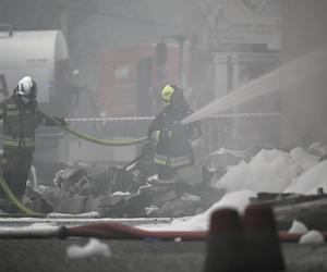 Służby ostrzegają! Alarmowy poziom amoniaku w związku z pożarem w Krośnie