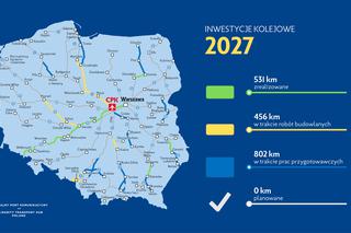 Centralny Port Komunikacyjny - plan prac kolejowych