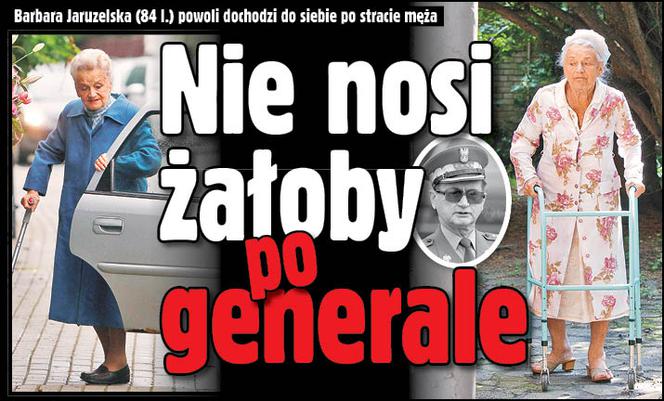 Nie nosi żałoby po generale