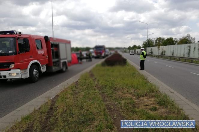 Tragiczny wypadek na ul. Nowaka-Jeziorańskiego we Wrocławiu