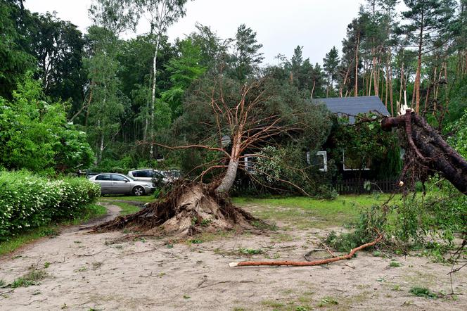 Trąba powietrzna przeszła przez Złocieniec