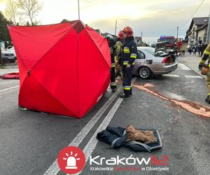 Śmiertelny wypadek w Jaśkowicach koło Skawiny