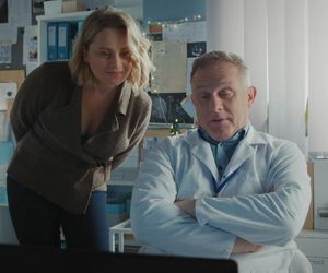 M jak miłość odc. 1854. Judyta Kosowska (Paulina Chruściel), Artur Rogowski (Robert Moskwa)