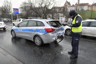 Wypadek radiowozów