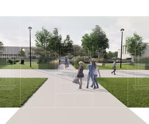 Nowy Skwer Sportów Miejskich w centrum Warszawy projektu JAKABE 
