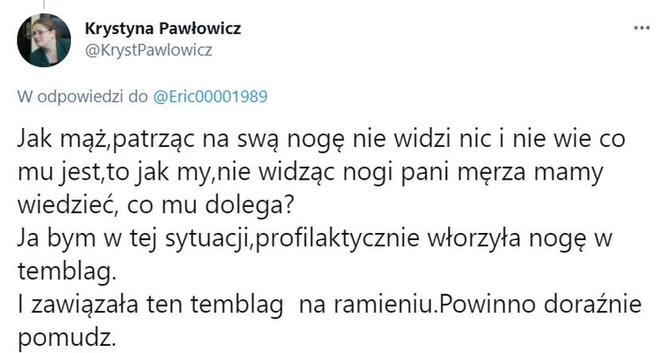 Pawłowicz Twitter