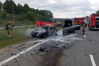 Tragiczny wypadek w Gdańsku. Auto stanęło w płomieniach. Kobieta nie żyje