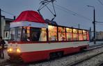 Świąteczny tramwaj na ulicach Gorzowa