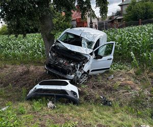 W poważnym wypadku w powiecie łukowskim rannych zostało pięć osób