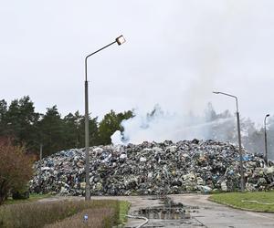 Pożar w Kamieńcu, zdjęcia z akcji strażaków z 1 listopada